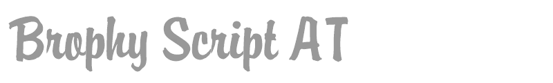 Brophy Script AT